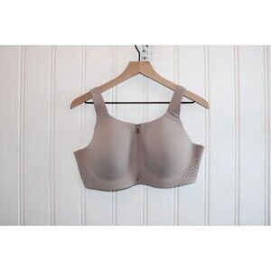 Victoria's Secret VSX Featherweight Max Wireless Front Close Sport Bra 40C TAUPE